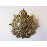 The Border Regiment cap badge (White-metal, lugs) K&K: 645