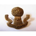 The Lothian and Border Horse Yeomanry OR's cap badge (Brass, Lugs) K&K 1466