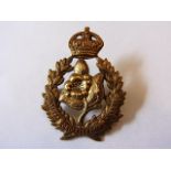 The Queen's Own Worcestershire Hussars (Yeomanry) cap badge (Bi-metal, lugs) K&K: 1458