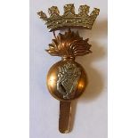 Princess Victoria's (Royal Irish Fusiliers) Slouch/ Forage-cap badge (Two piece construction) With