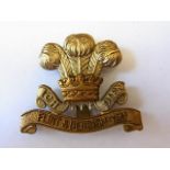 Flint and Denbigh Yeomanry cap badge (Bi-metal, slider) K&K: 2351