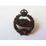 Royal Tank Corps collar dog, KC (Bronze, lugs) K&K: 1923