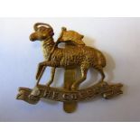 22nd County of London Battalion (The Queen's) WWI cap badge (Bi-Metal, slider) K&K: 1854 scarce