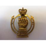 Royal Armoured Corps, QC (White-Metal, slider) maker Maples & Beasley, Birmingham. Scarce maker