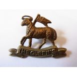 22nd and 24th London Regiments (The Queen's) WWI Forage cap badge (Bi Metal, lugs) K&K: 590.