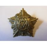 Guards Machine Gun Regiment 1916 Cap Badge (White-Metal, lugs) K&K: 923