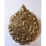 Princess Louise's (Argyll and Sutherland Highlanders WWI Glengarry badge (White-Metal, Lugs) K&K: