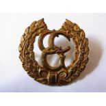 Control Commission Germany cap badge (Brass, lugs) K&K: 2184