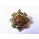 Scots Guards Forage Cap OR's Cap badge, (Bi-Metal, lugs) K&K: 907
