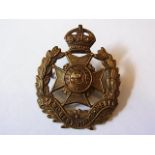 8th Battalion (Prince Of Wales Own) West Yorkshire Regiment Officers Cap Badge (Gilding-metal, lugs)