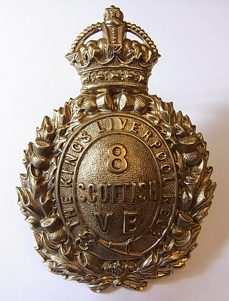 The King's Liverpool Regiment - 8th Scottish Volunteer Battalion Officers variant, KC (White