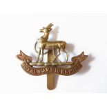 The Royal Warwickshire Regiment WWI Cap badge (Bi-metal) K&K: 594