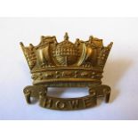 Howe Battalion WWI Cap badge (Gilding-metal, lugs) K&K: 1164