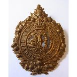 Princess Louise's (Argyll and Sutherland Highlanders WWI Glengarry badge, scare OR's brass