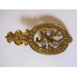 Army Remount Service WWI economy cap badge (Gilding-metal, Lugs) K&K: 1047