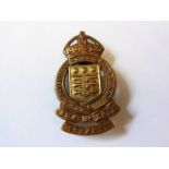 Royal Army Ordnance Corps cap badge (Bi-Metal, shortened slider) K&K: 2125