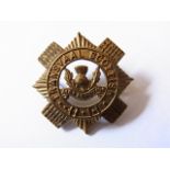 Transvaal Scottish 8th Infantry Cap Badge (Brass, lugs)