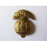 The Royal Inniskilling Fusiliers cap badge (Brass, slider) K&K: 632