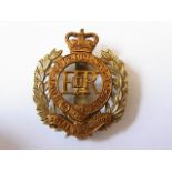 Royal Engineers cap badge (Bi-metal, slider), QC K&K: 1942