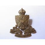 Edinburgh University Training Corps (T.A.) O.T.C. cap badge (white-Metal, lugs)