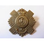 The Royal Scots (Lothian regiment) 4th and 5th Battalion (Queen's Edinburgh Rifles) Cap badge, KC (