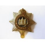 The Devonshire Regiment cap badge (Bi-Metal, slider) K&K: 602