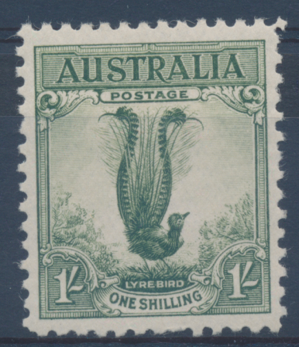 Australia - 1932 1/- green M.M. SG 140