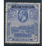 Ascension - 1922 3d Blue V.F.U SG 5