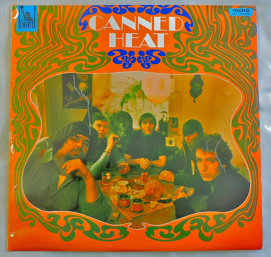 Canned Heat 1967-Canned Heat LP, Liberty 83059E-Near mint sleeve, near mint vinyl, first Canned Heat