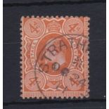 Great Britain 1911-4d bright orange,(SG278), very fine used