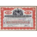 The International Nickel Company Of Canada, Limited - 1930. 100 shared preferred stock. Fine