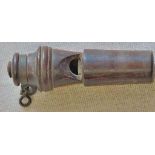 WWI/II Wooden Whistle, possibly used for teaching purposes, the wood has good patina and is in