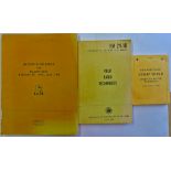 American War Manuals (3) including: Korean War Period instructions for Radio sets, Vietnam War