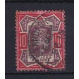 Great Britain 1911-13-10d dull reddish-purple and aniline pink (SG310) spec (M44(3) fine used