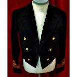 WWII Period Royal Navy jacket to the rank of Commander, Kings crown buttons.