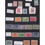 Albania-Mint and used selection of (3) pages 1913-1946-Cat value £300