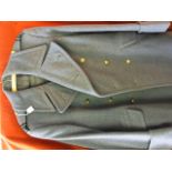 RAF Officers Great coat at the Rank of Squadron Leader, dated 1955 with KC buttons, approximately