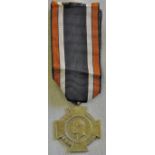 Prussian/Danish War Duppel Assault Cross as awarded during the 1864 War against Denmark over the