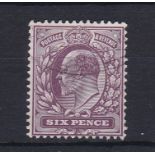 Great Britain 1911-13-6d deep plum, Somerset House, for 303 very fine used.