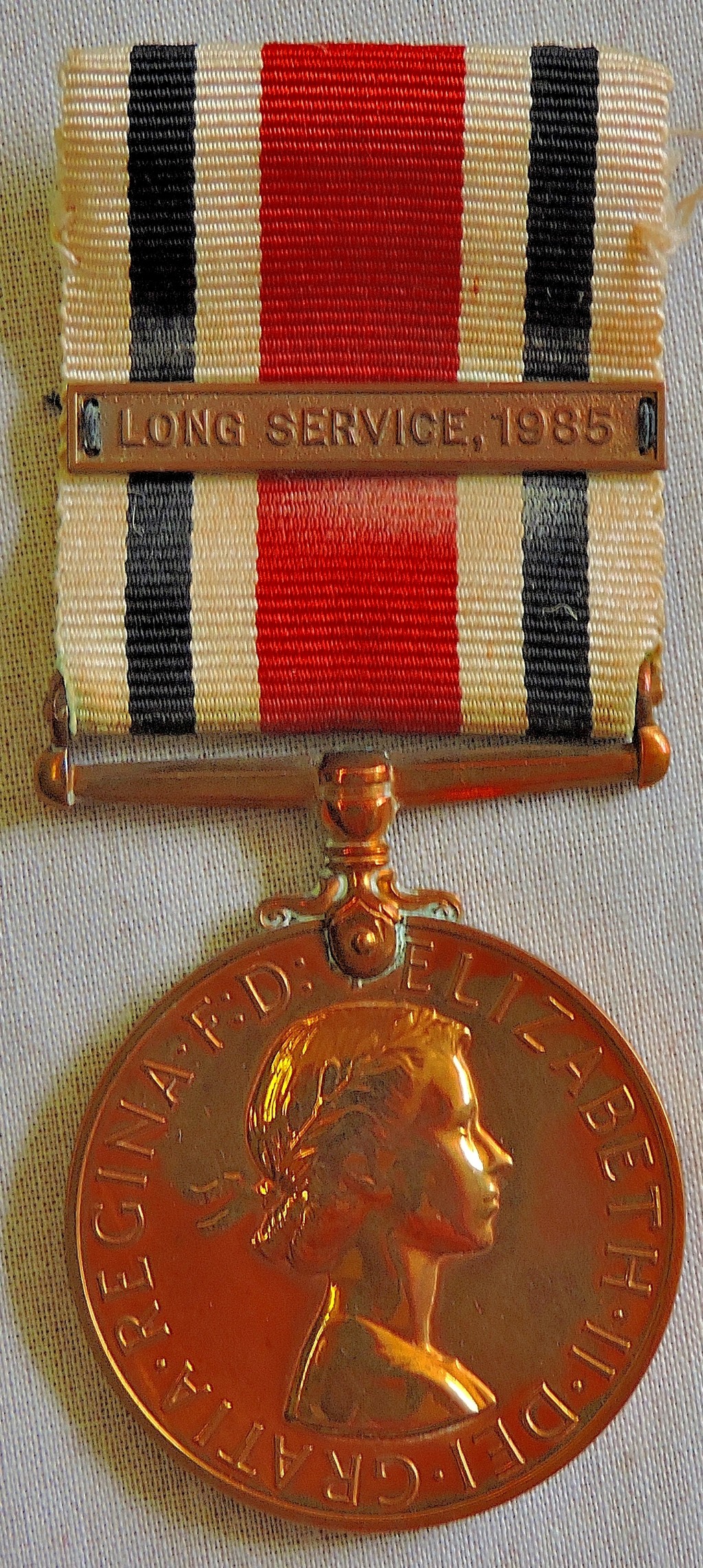 Special Constabulary Long Service Medal to Michael J.C. Wilson with Long Service, 1985 clasp. In - Image 3 of 4