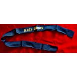 Naval Cap ribbon 'H.M.S. Stalker'. Good.