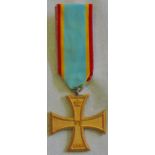 Imperial German Mecklenburg-Schwerin War service cross