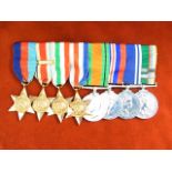 Africa Star Group of eight medals including: 1939-1945 Star, Africa Star with (8th Army Clasp),