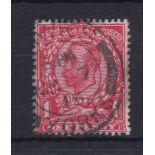 Great Britain 1912-1d aniline scarlet(SG343) fine used.