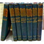 Sir Walter Scott-Seven volumes The Waverley Novels published by A.W.Cowan of Ludgate Circus in the