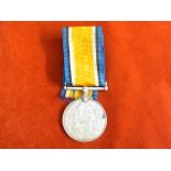 1914-1918 War Medal to PTE E. Newry, Queen's Regiment. VGC