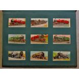 Cigarette cards-Mixed in a slip in album (Scout Motif) with Railway Trains, Brooke Bond, very