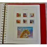 Guernsey 2012-2014-U/M mint includes in/sheets in a (KA-BE) de-luxe album.