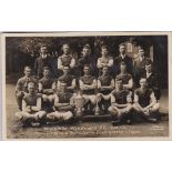 Football-Wycombe Wanderers F.C-1920-1921 real photo's team post cards-winners Berks and Bucks-