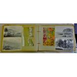 South Africa-'A Snappy Snaps'- photograph album containing over (260) photographs and postcards from